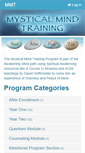 Mobile Screenshot of mysticalmindtraining.org